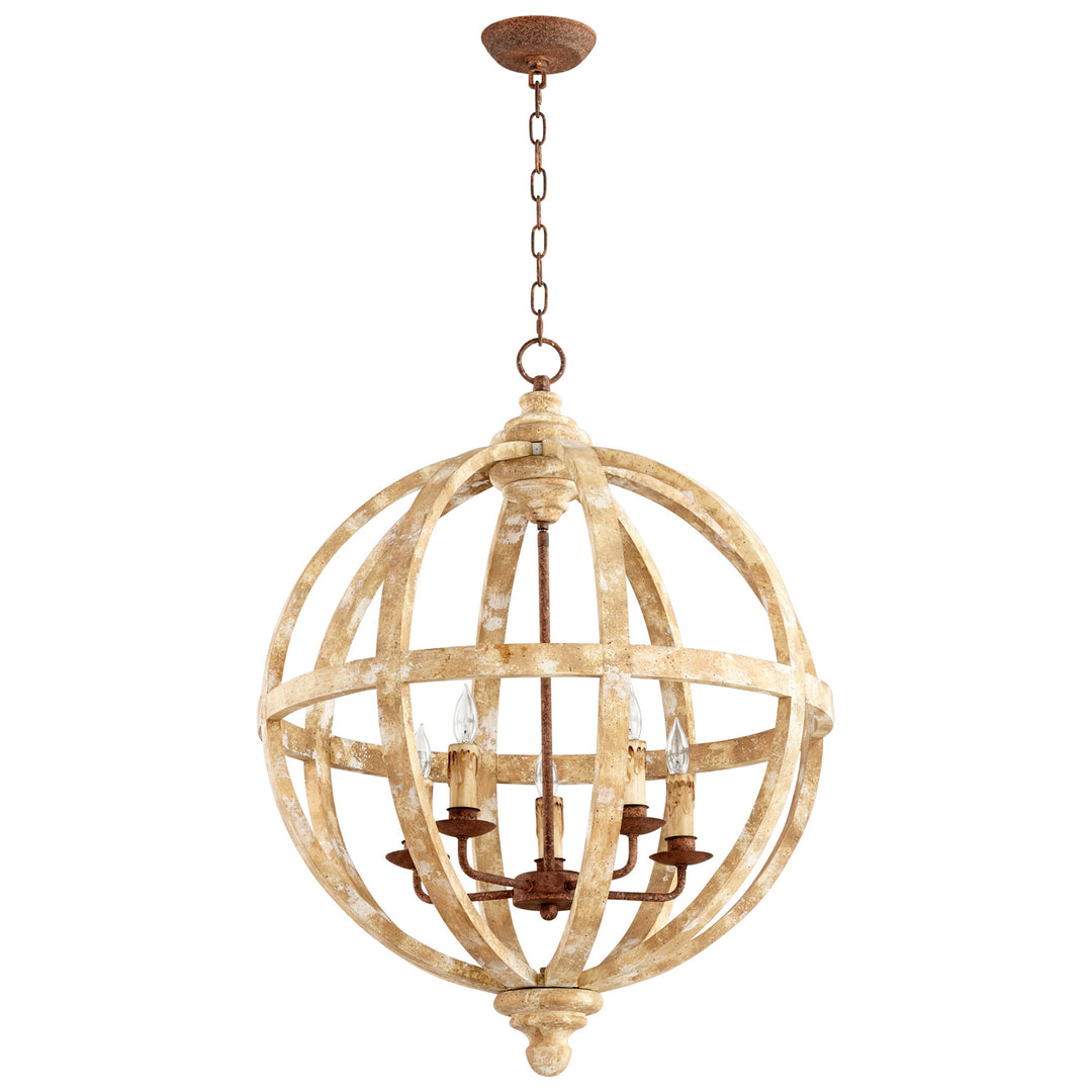 Landon 5 Light Chandelier | Contemporary Ceiling Light