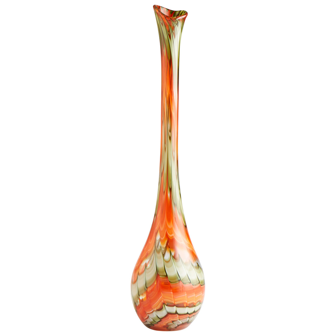 Atu Vase | Orange-Large | Large Ceramic Vase