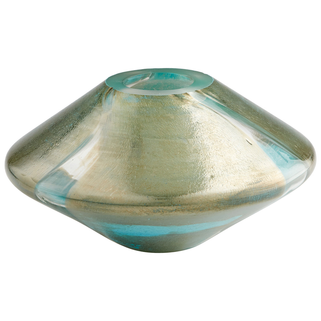Stargate Vase | Green-Small | Small Decorative Glass Vase