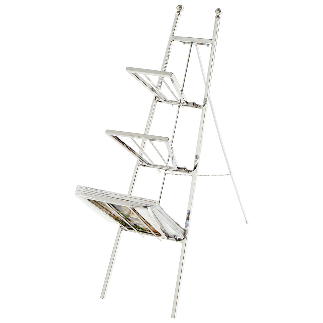 Easel Magazine Rack | Modern Decorative Magazine Holder