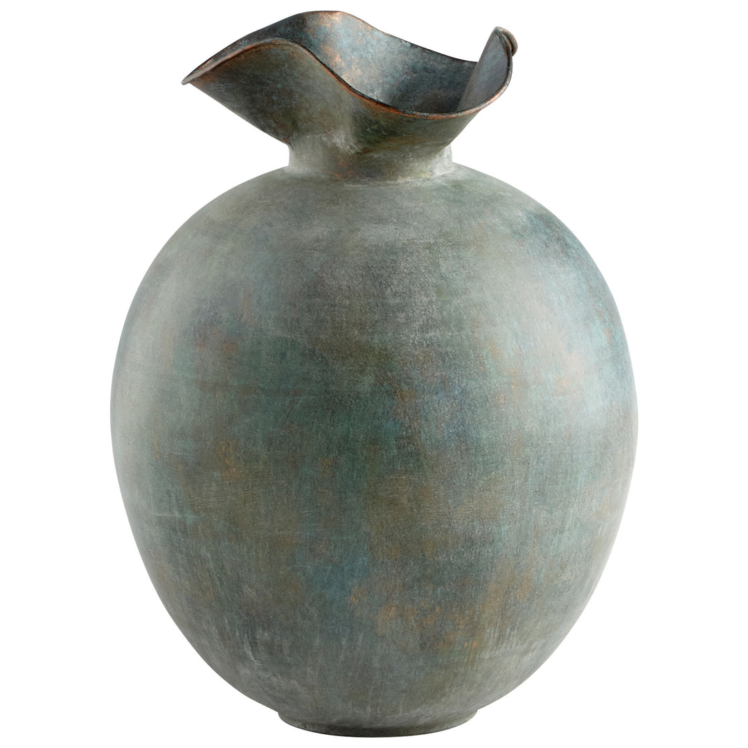 Pluto Vase | Gold Patina | Medium Gold Patina Vase