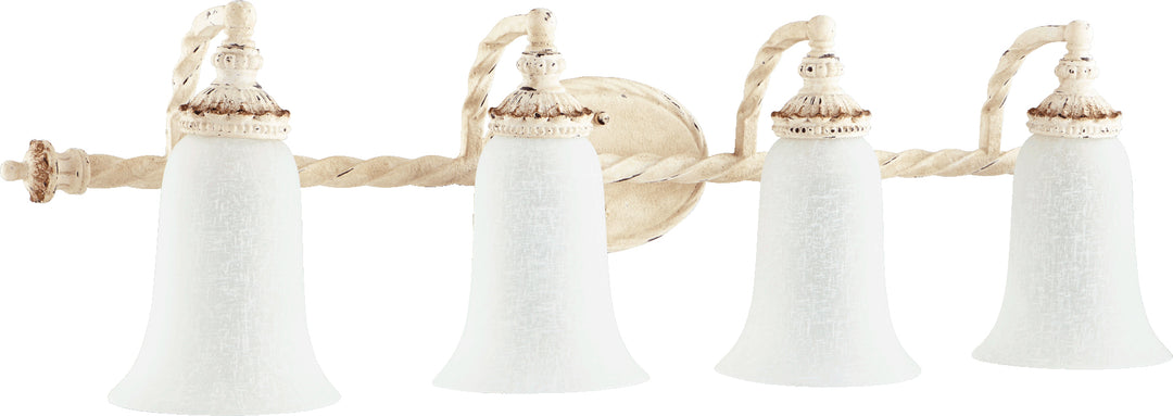Alameda 4 Light Traditional Persian White Vanity