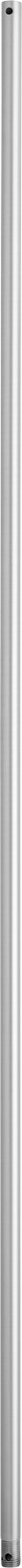 60-Inch Antique Silver Ceiling Fan Downrod – Durable 3.6 lb Extension Rod for High Ceilings