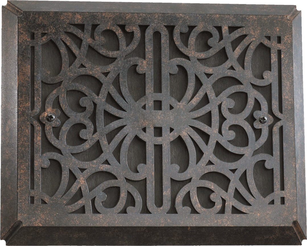 Flush Mount Door Chime Grill in Toasted Sienna – 8.5" x 7"