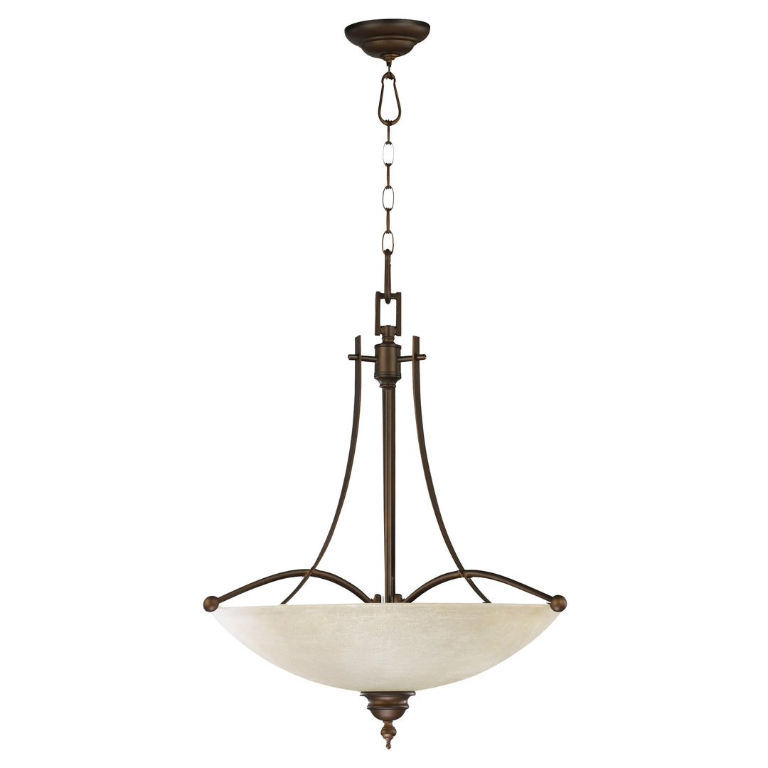 Luminaire suspendu à 4 lumières ASPEN, bronze huilé