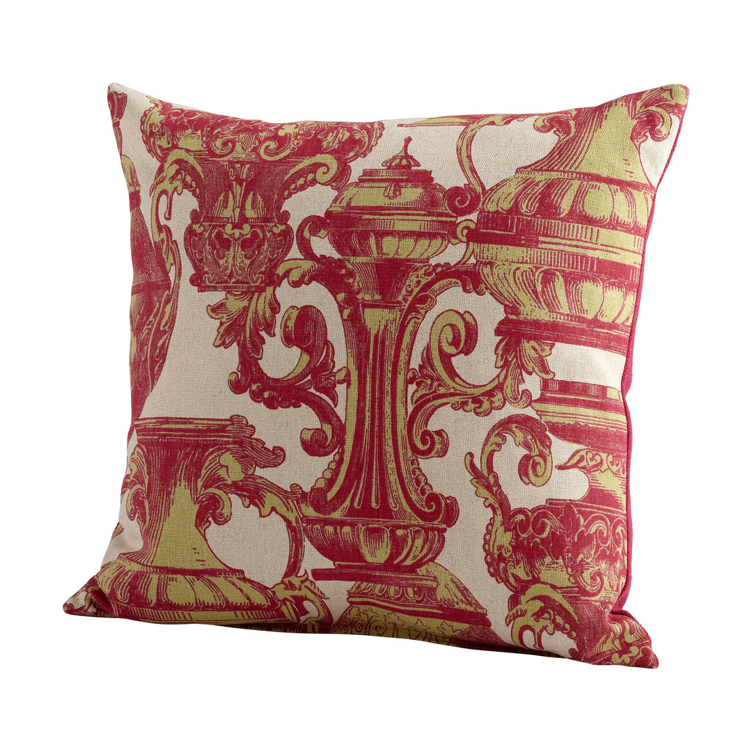 Urn Your Keep Decorative Pillow Cover – 22x22 Pink Feather & Down Throw Pillow Case