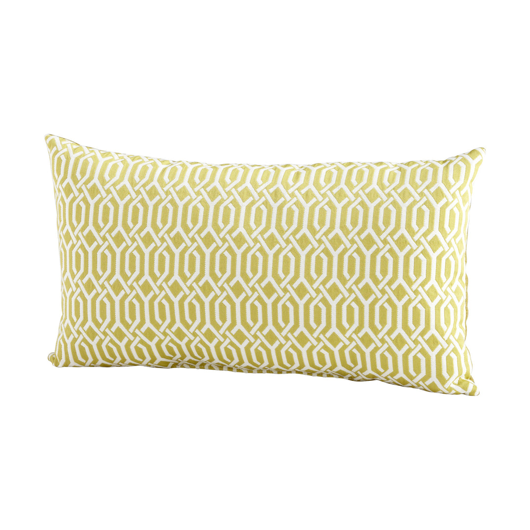 Interlochen Lime Green Geometric Pillow Cover – 14x24 Inch Decorative Throw Cushion Cover