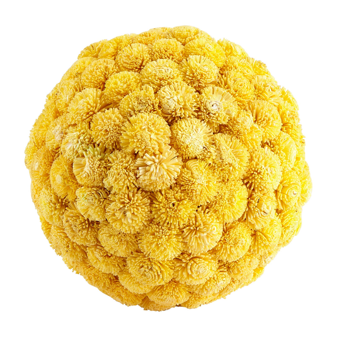 "Sia Medium Filler – Yellow Decorative Bowl & Planter Filler | Dried Botanicals for Home Décor "