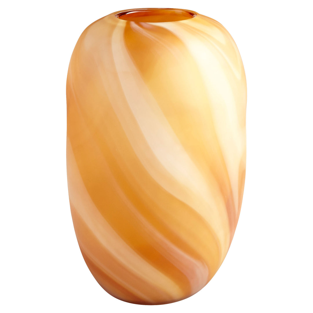 Large Caramel Spring Vase