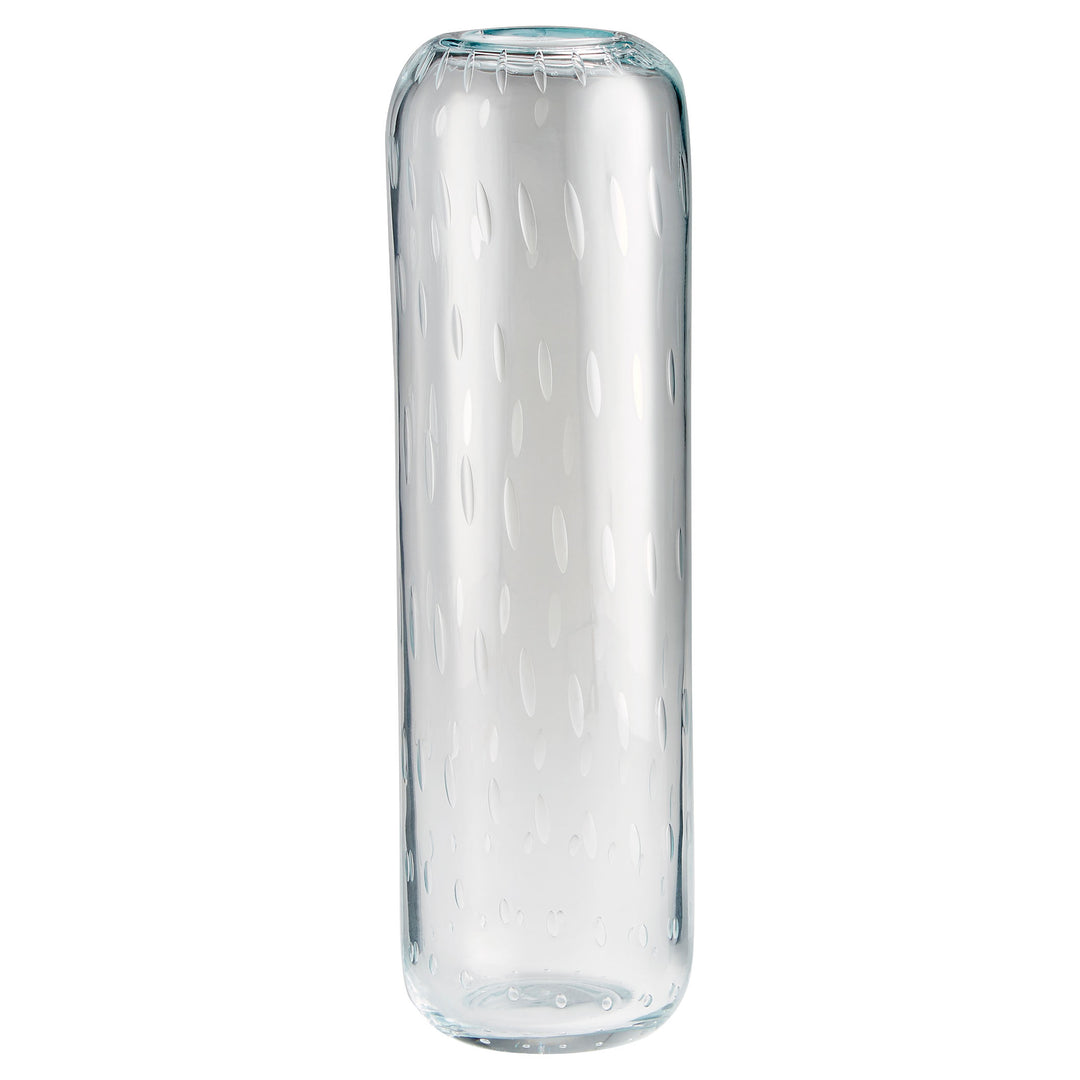 Large Malibu Vase – Clear Glass Decorative Cylinder Vase