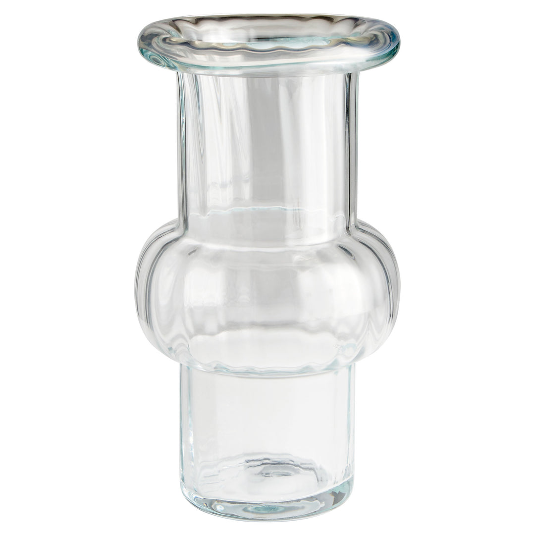 Large Hurley Vase – Clear Glass Decorative Vase for Home Décor