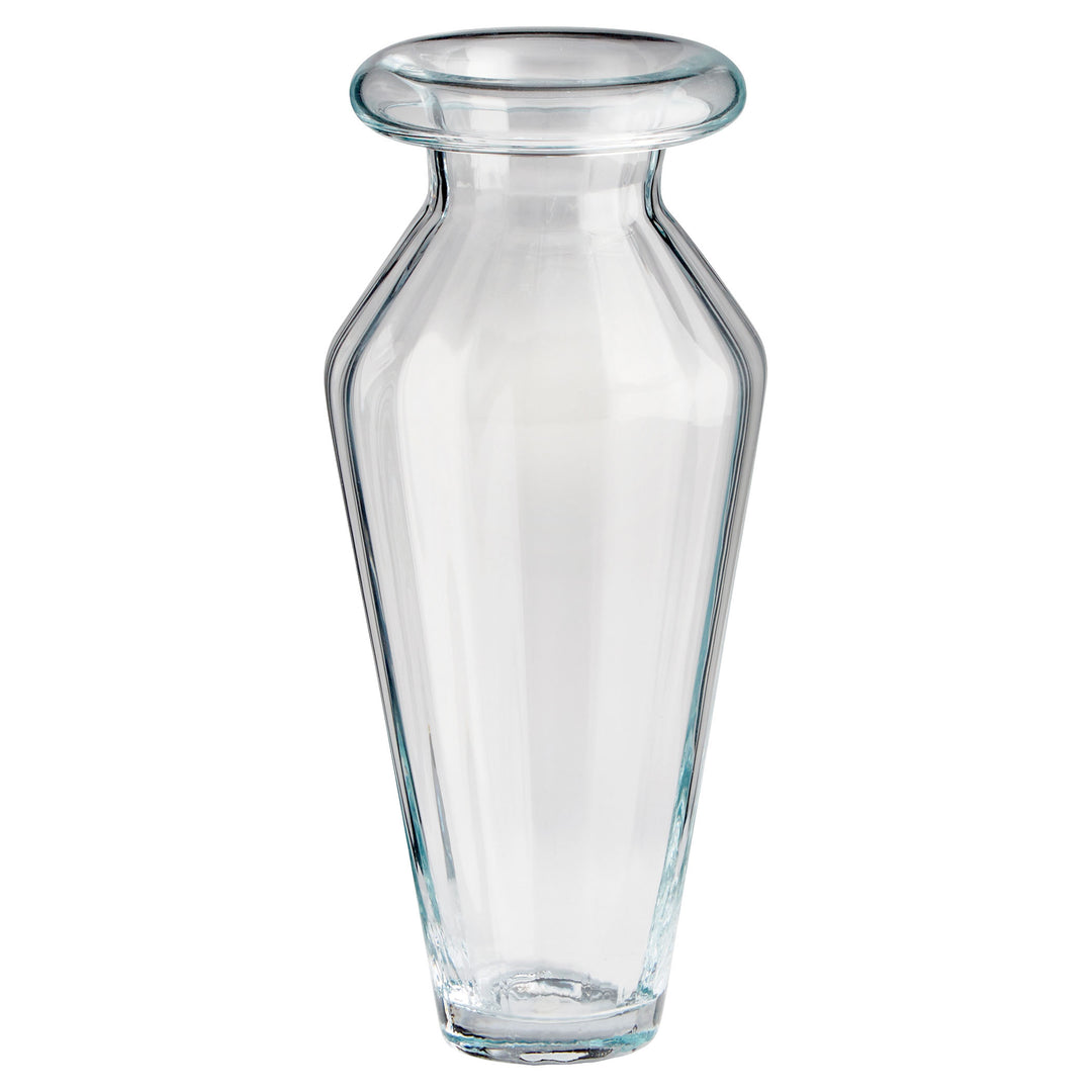 Medium Rocco Clear Glass Vase – Classic Decorative Vase for Home or Event Décor