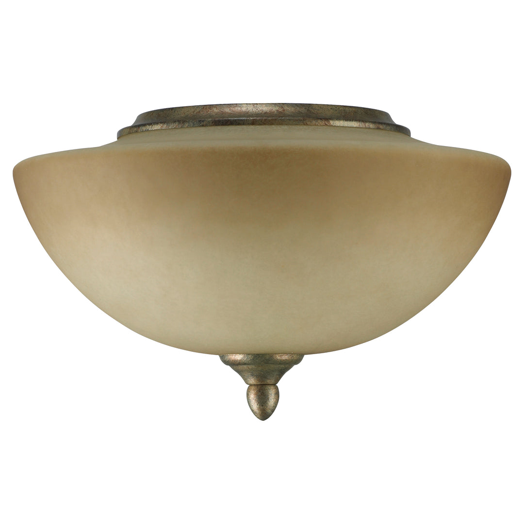 Luminaire suspendu à 2 lumières Scavo Mushroom - Argent mystique