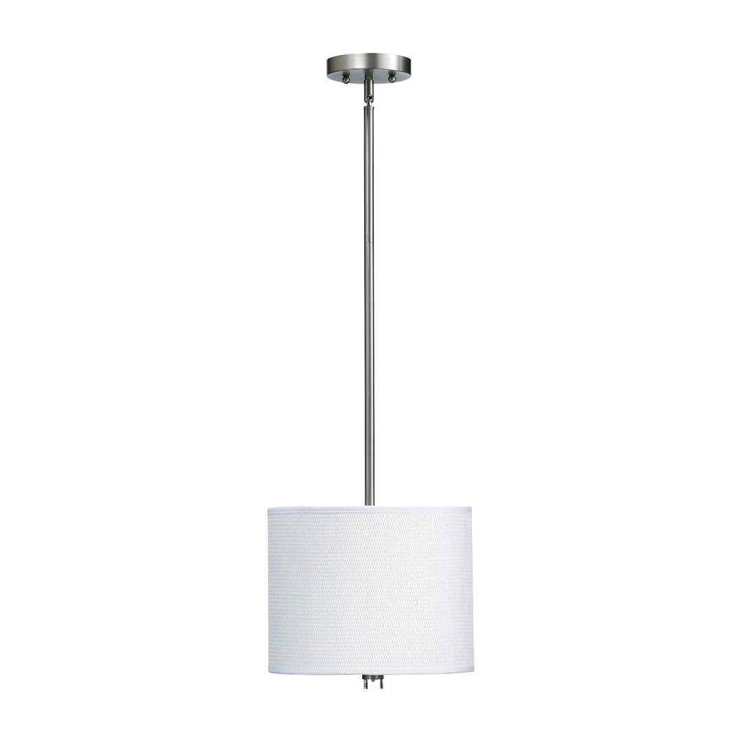 Luminaire suspendu COPELAND 12", 1 lumière, nickel satiné