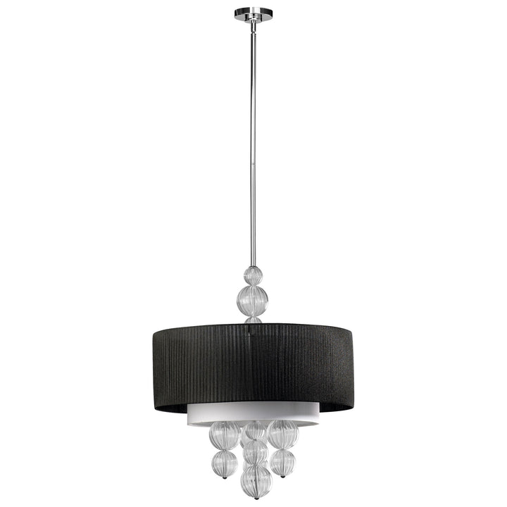 Kravet Pendant | Chrome - Modern Pendant Light