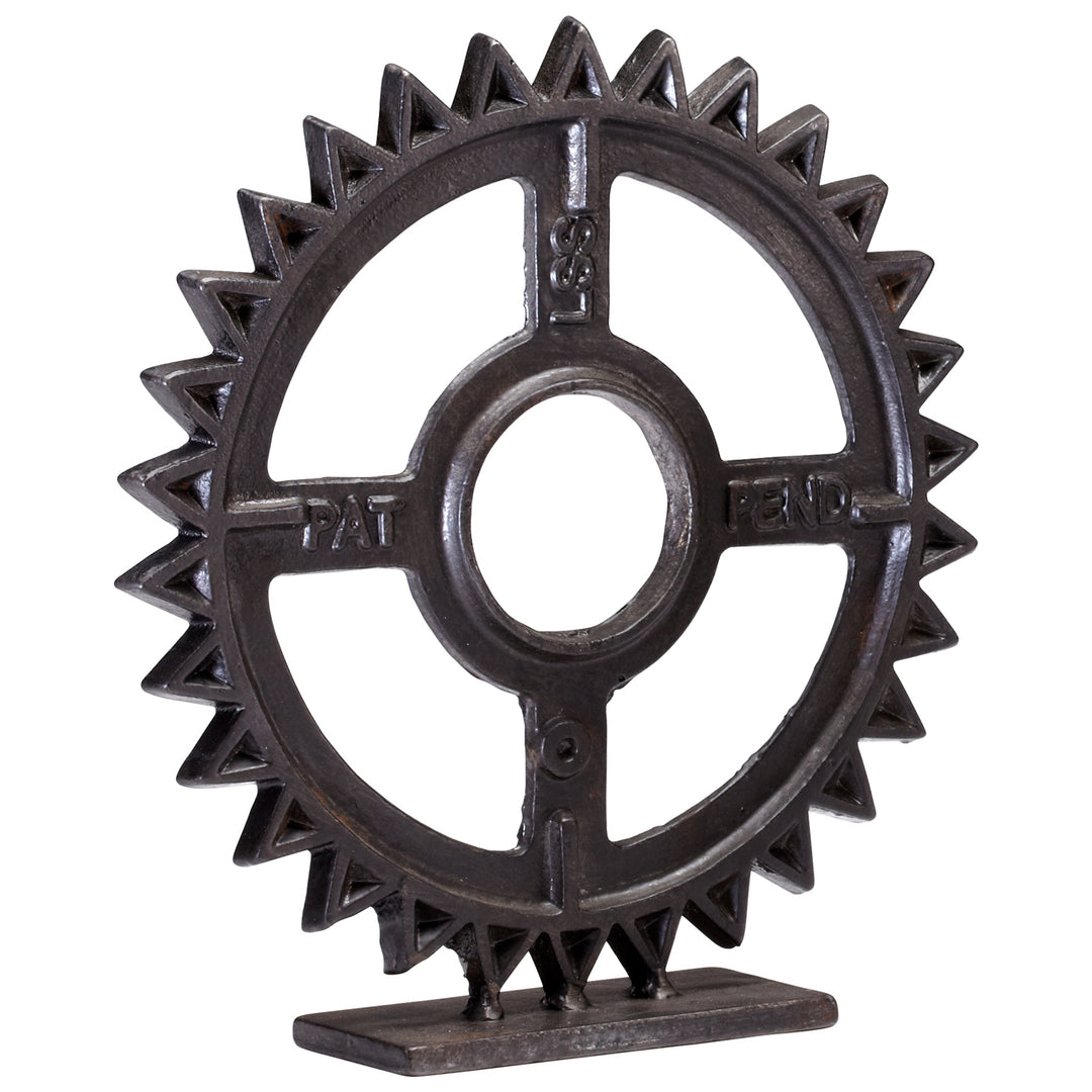 Gear Sculpture #4 | Bronze - Industrial Art Piece