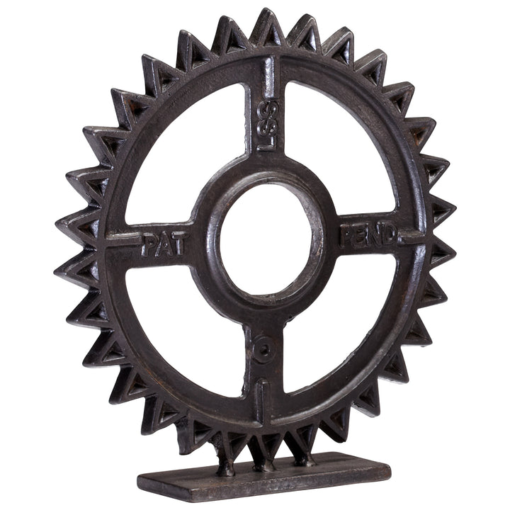 Gear Sculpture #4 | Bronze - Industrial Art Piece