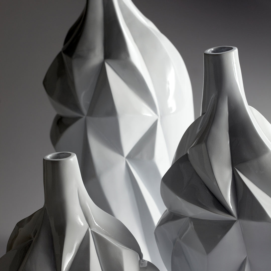 Glacier Vase  | Large Decorative Glass Vase