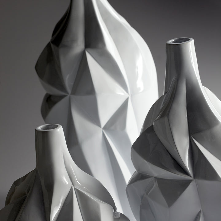 Glacier Vase  | Large Decorative Glass Vase