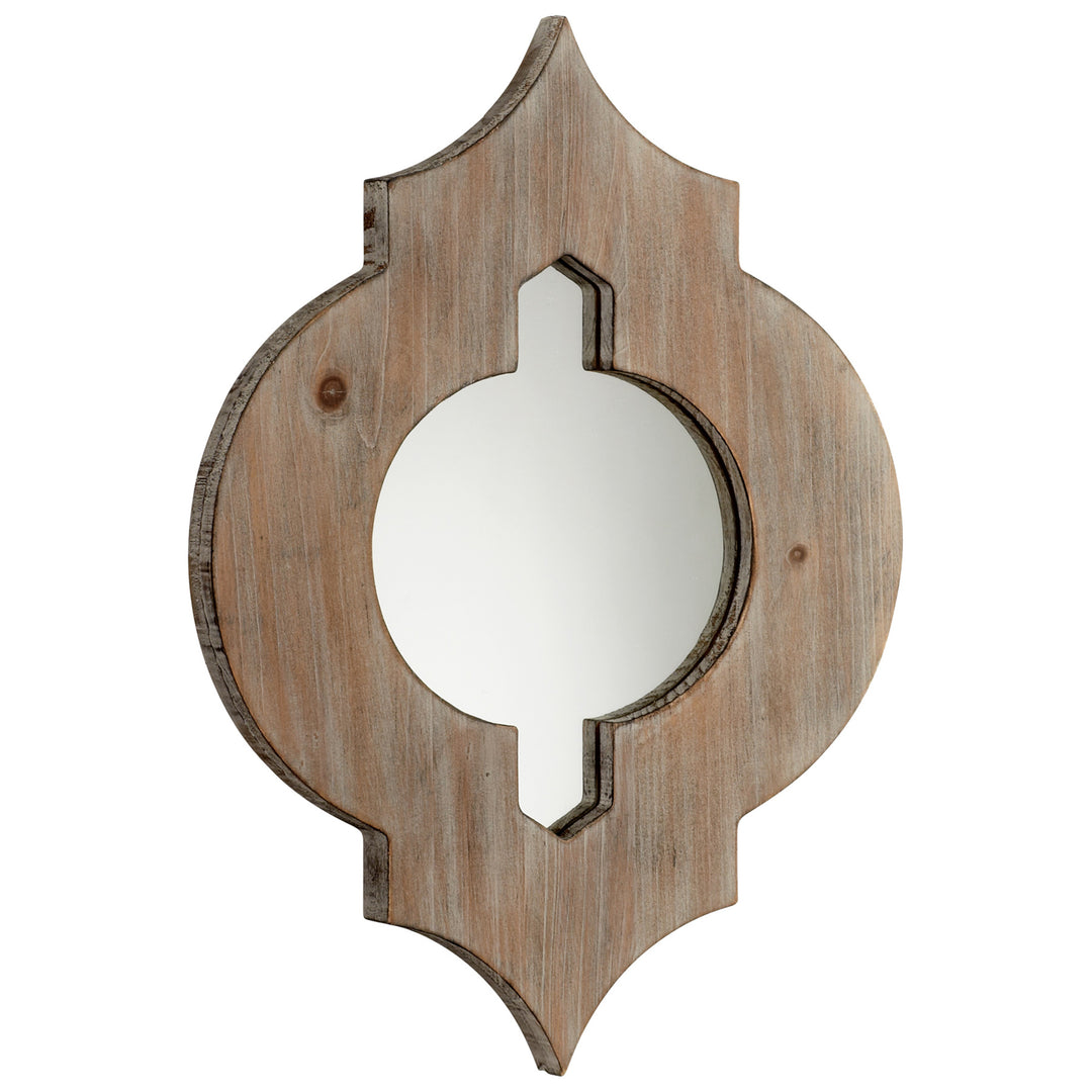 Turk Mirror | Washed Oak - Modern Wall Mirror
