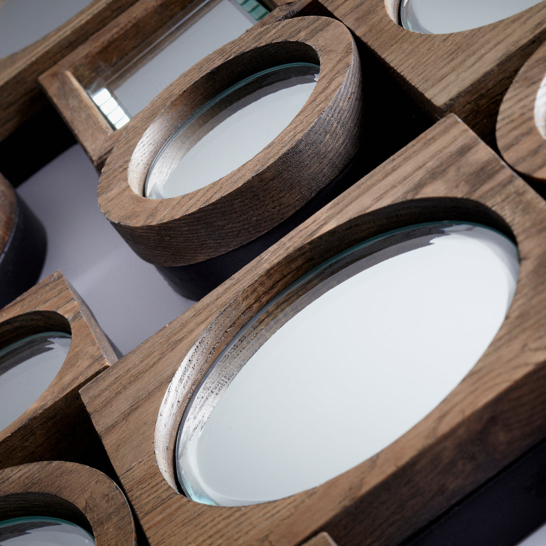 Aldo Mirror | Walnut - Classic Wall Mirror