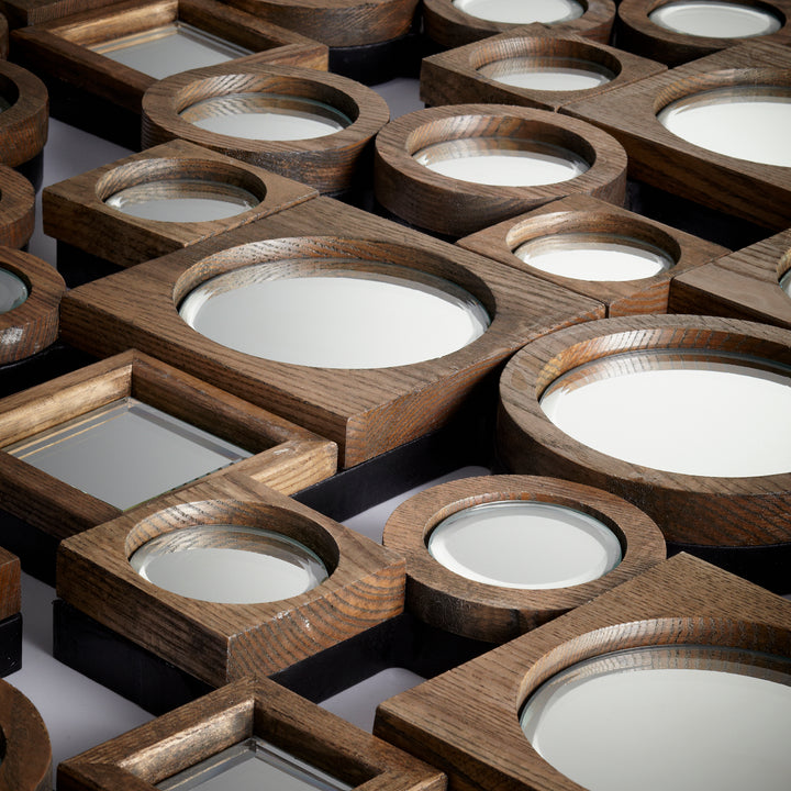 Aldo Mirror | Walnut - Classic Wall Mirror