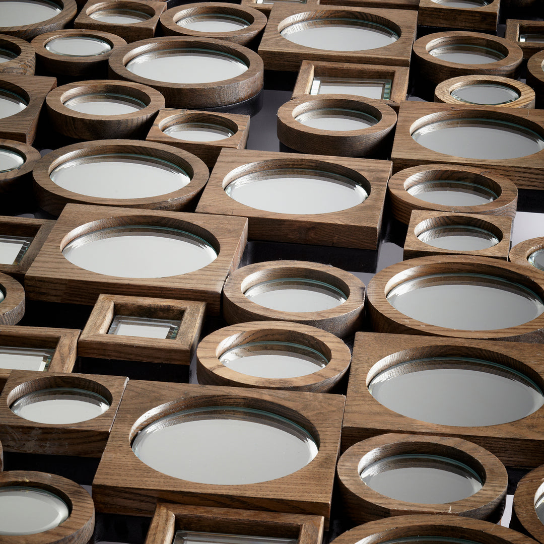 Aldo Mirror | Walnut - Classic Wall Mirror