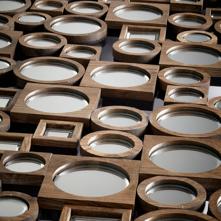 Aldo Mirror | Walnut - Classic Wall Mirror