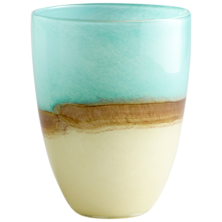 Earth Vase | Turquoise | Medium Decorative Vase