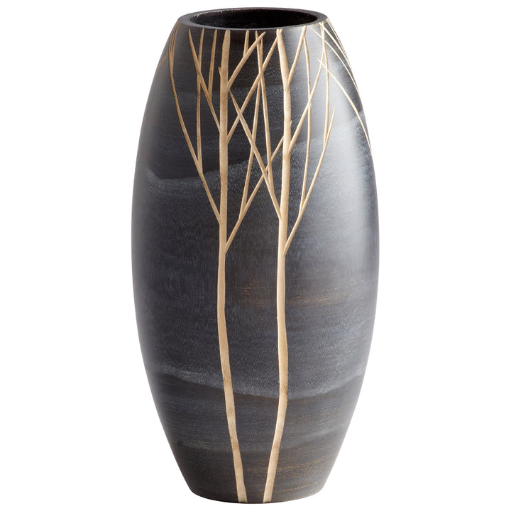 Onyx Winter Vase | Black | Small Ceramic Vase