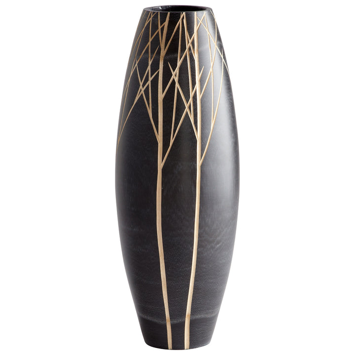 Onyx Winter Vase | Black | Large Ceramic Vase
