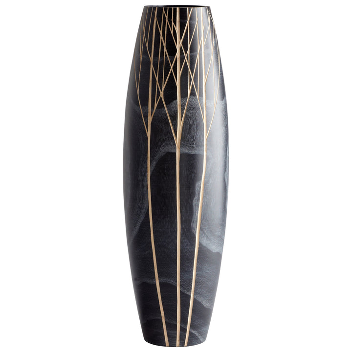 Onyx Winter Vase | Black | Medium Ceramic Vase