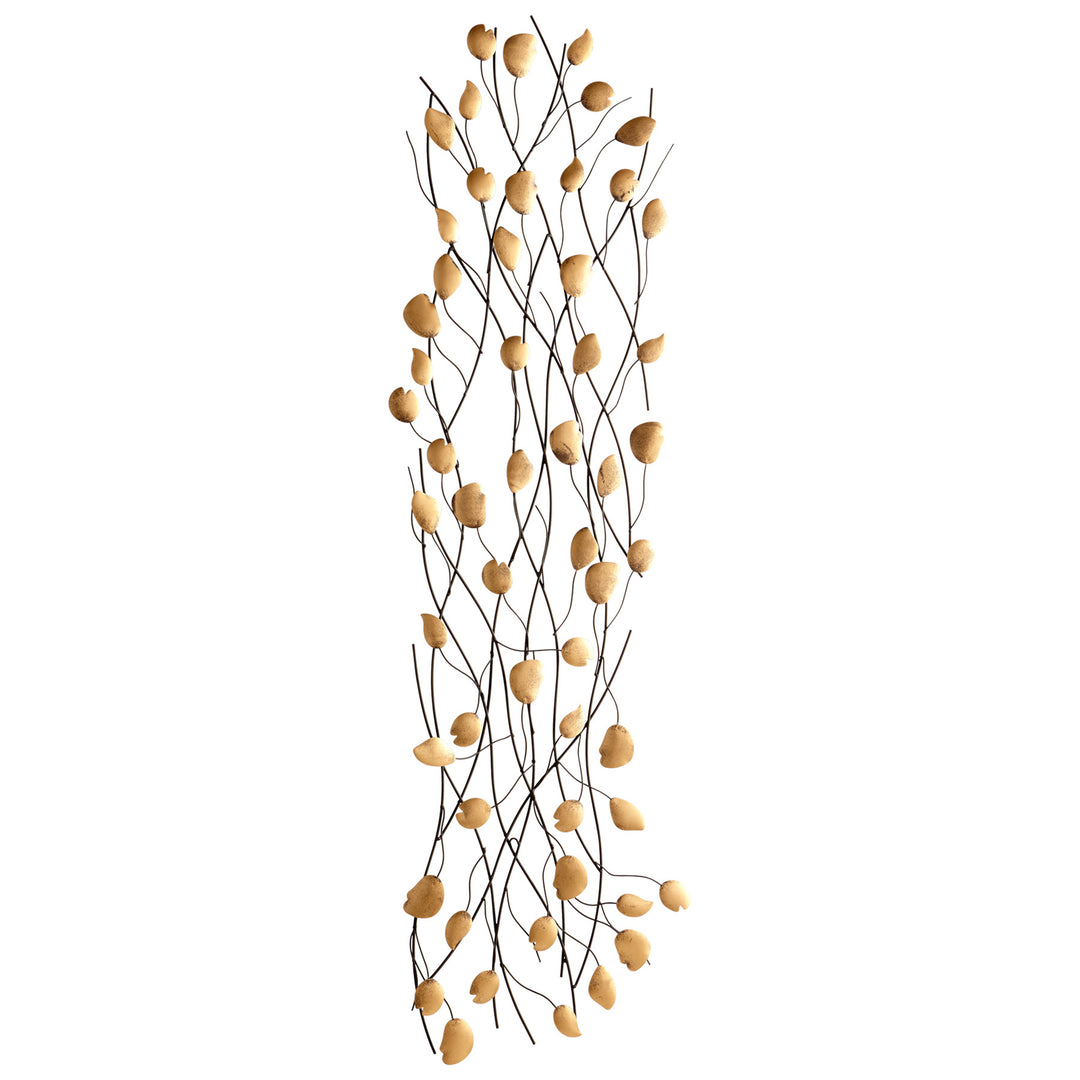 Gilded Vine Wall Decor | Elegant Wall Art with Gold Detailing