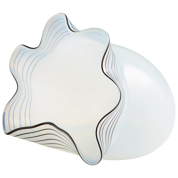 Moon Jelly Vase | White | Modern Glass Vase