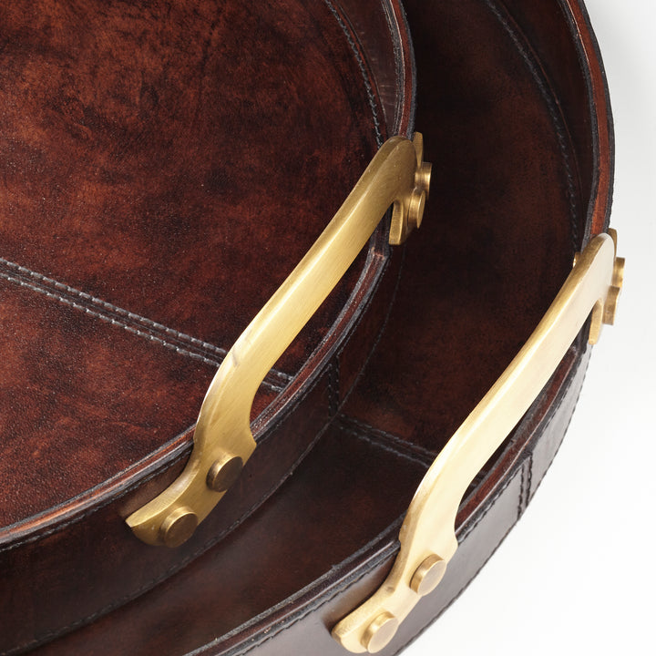 Bryant Tray | Brown-Small | Elegant Decorative Tray