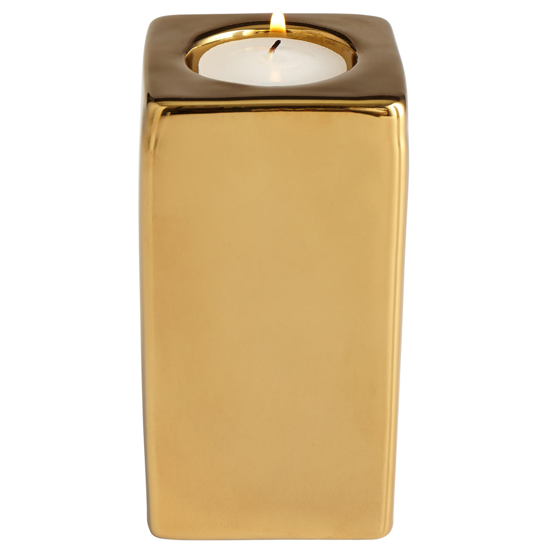 Etta Candleholder | Gold | Medium Gold Candleholder