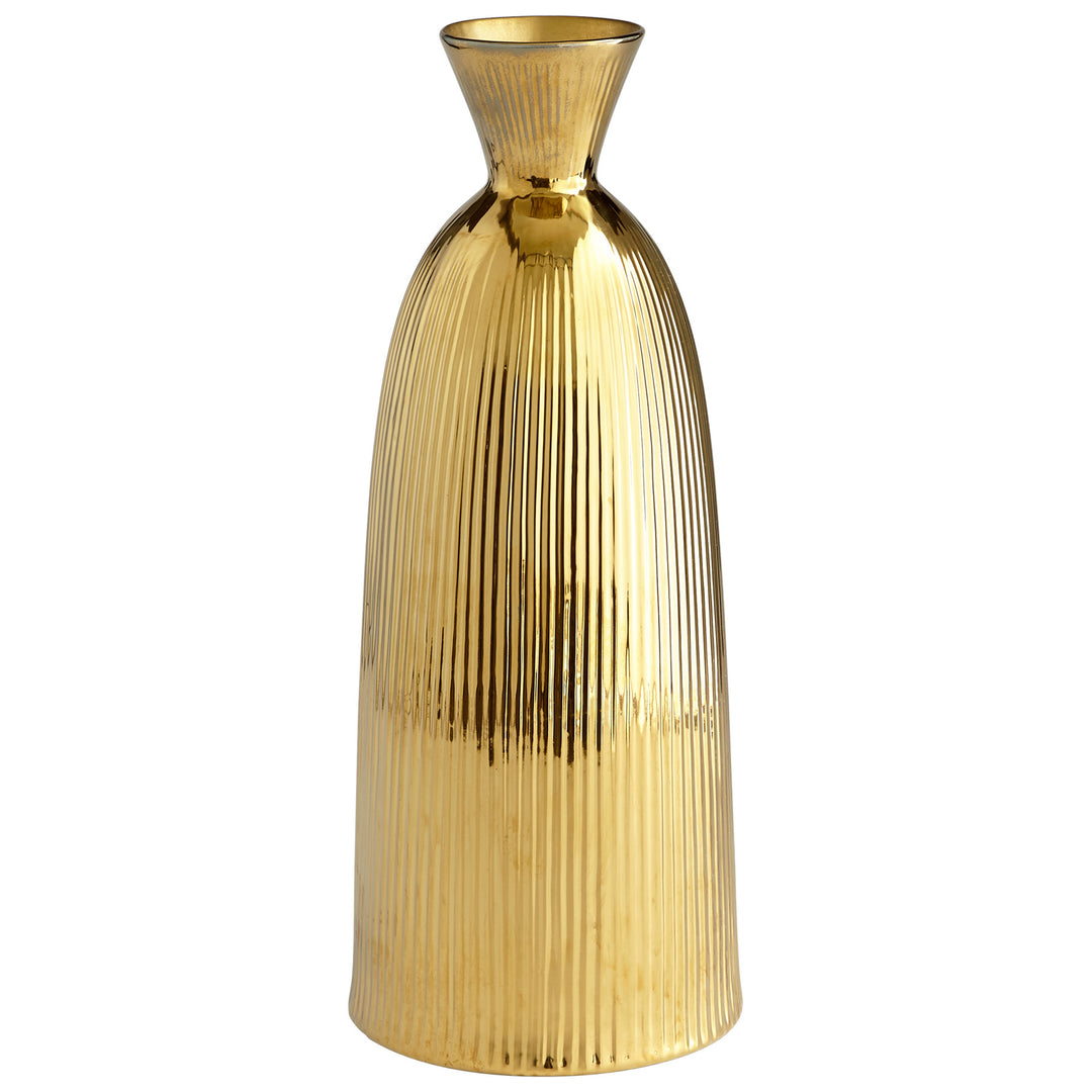 Noor Vase | Gold-Medium | Elegant Gold Vase