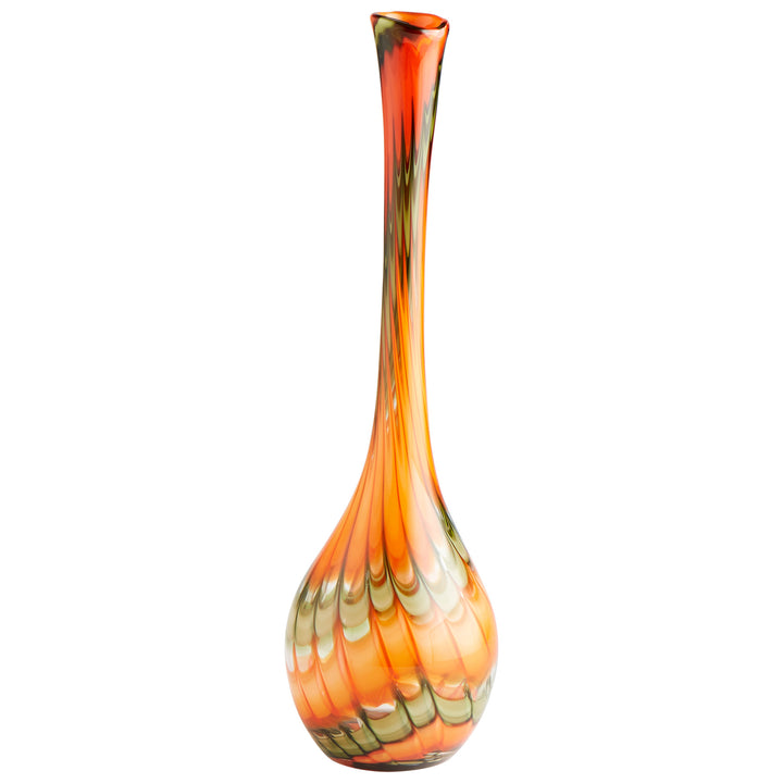 Atu Vase | Orange-Medium | Modern Ceramic Vase