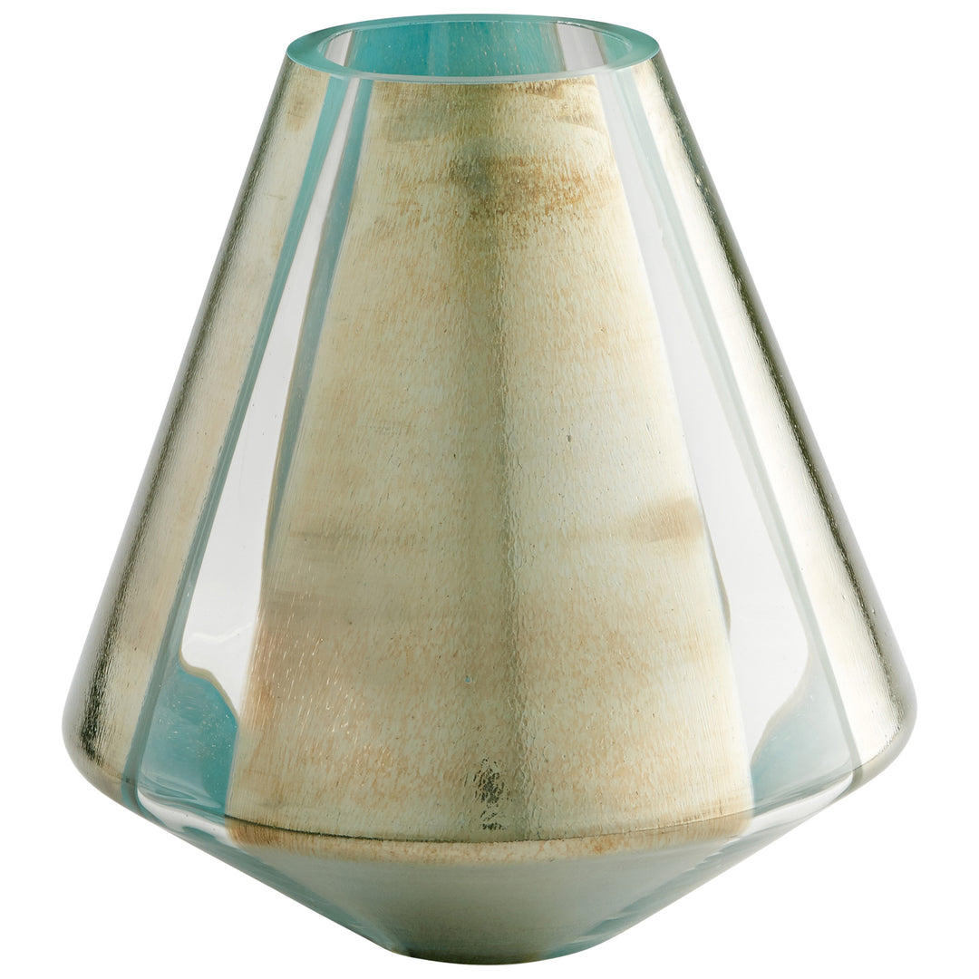 Medium Stargate Vase | Green | Medium Decorative Glass Vase