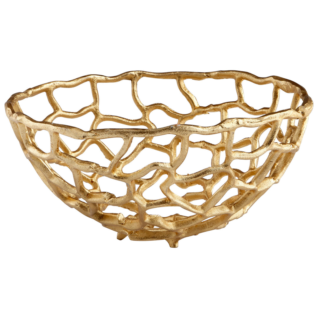Enigma Container | Gold | Small Decorative Gold Container