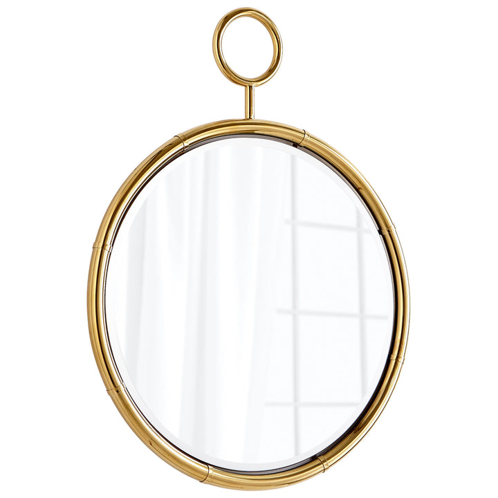 Circular Mirror | Brass | Contemporary Brass Mirror