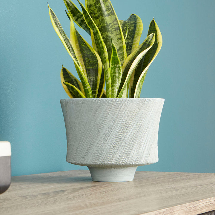 Selena Slab Planter | Small Decorative Planter
