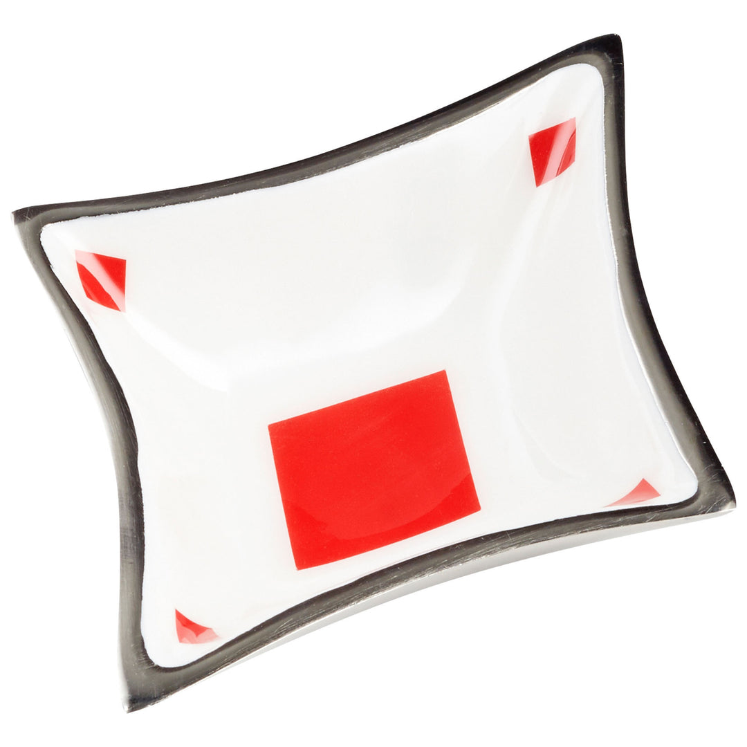Diamond Tray | Nickel | Medium Decorative Tray