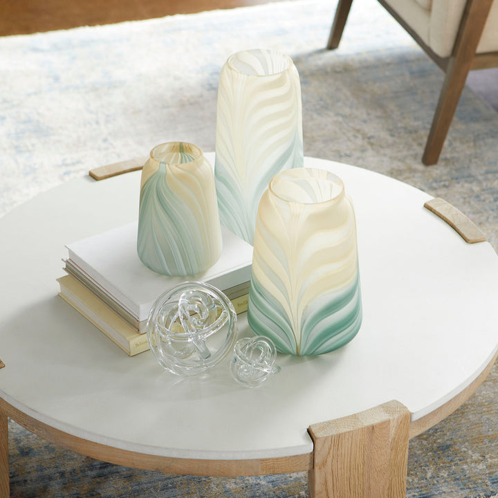 Hearts Of Palm Vase | Medium Decorative Vase
