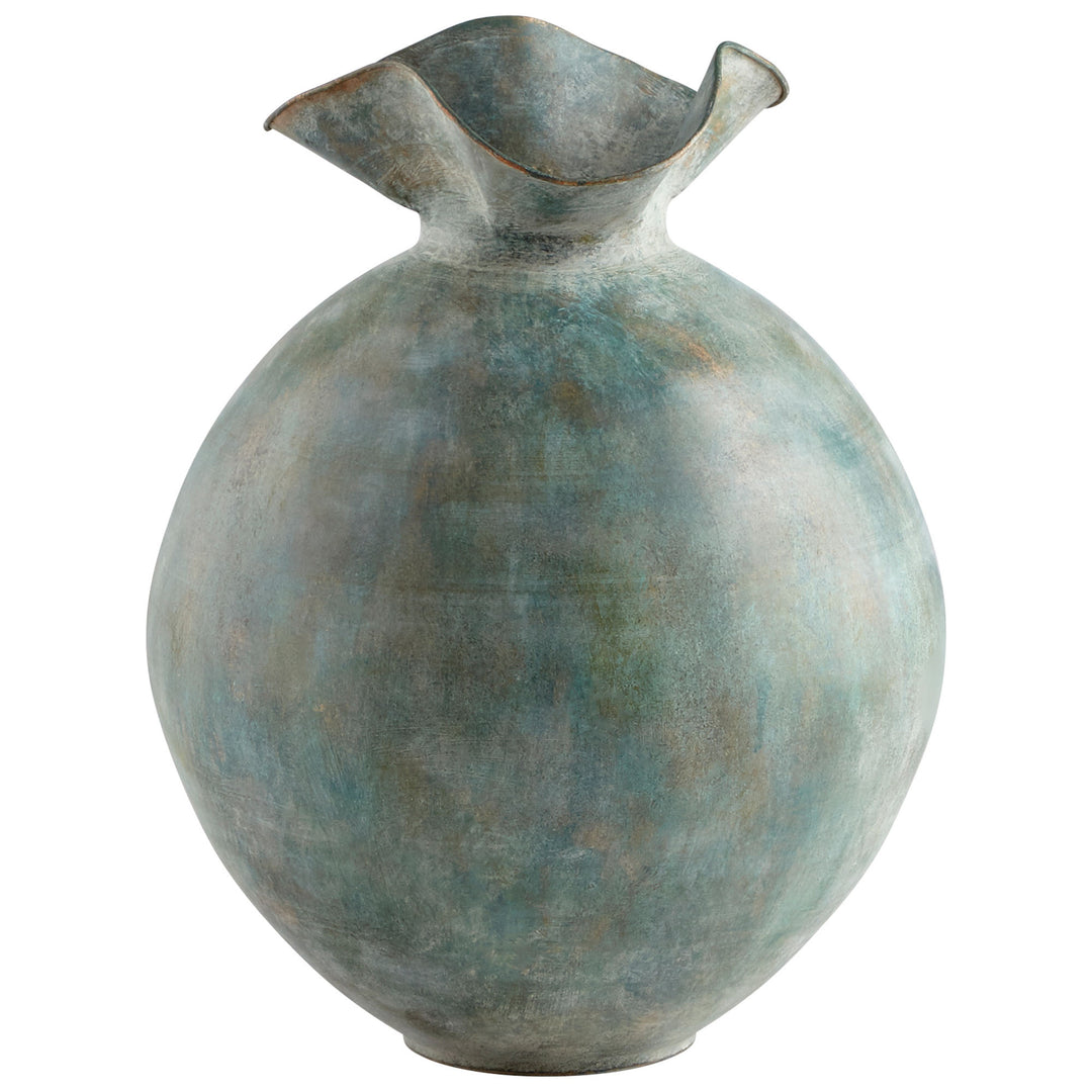 Pluto Vase | Gold Patina | Large Gold Patina Vase