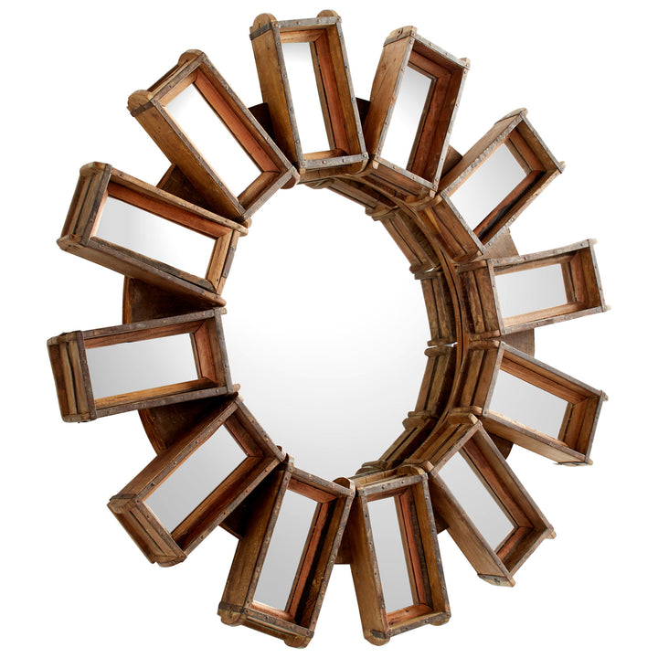 Zenobia Mirror | Rustic | Rustic Framed Wall Mirror