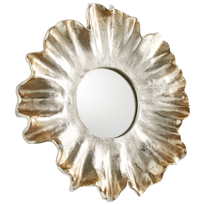 Akoya Mirror | Nickel | Sleek Nickel Wall Mirror