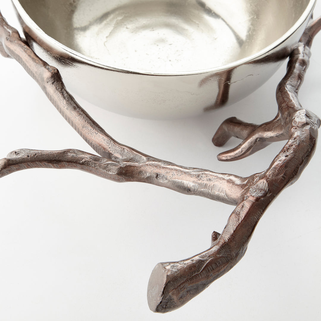 Bough Bowl | Nickel & Bronze | Decorative Bowl