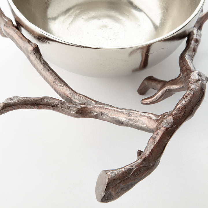 Bough Bowl | Nickel & Bronze | Decorative Bowl