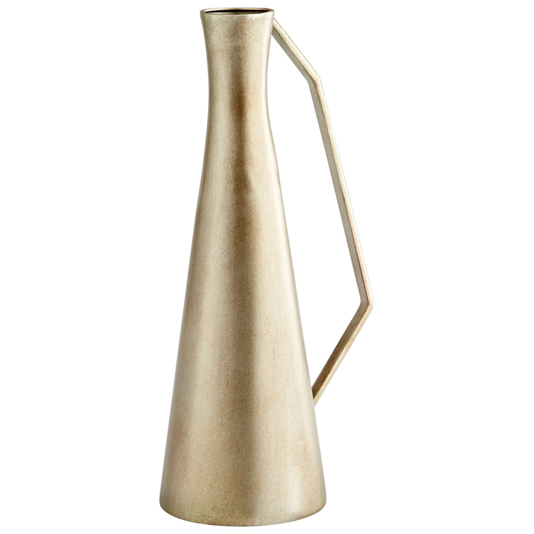 Dhaka Vase | Nickel-Small | Small Nickel Vase